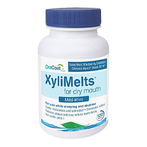 OraCoat XyliMelts for Dry Mouth - Mint - 120ct Bottle